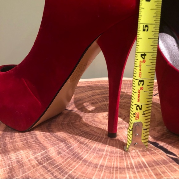 ASOS Truffle, Ruby Velvet Heels - Picture 3 of 7